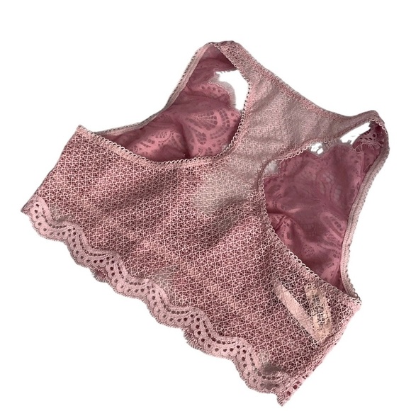 VICTORIA’S SECRET Lavender Lace Racer Back Bralette Adjustable Strap SZ XS EUC - Picture 5 of 12
